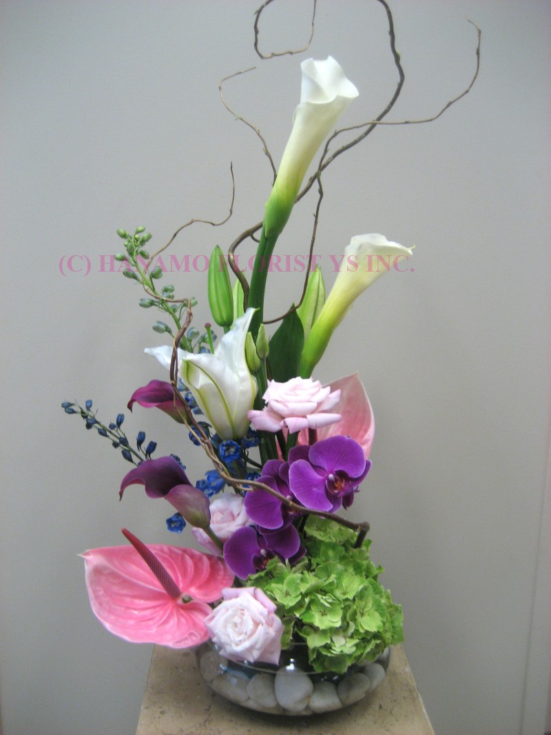 JAPA001 Ikebana Hanamo Style - No Glass Bowl used any more